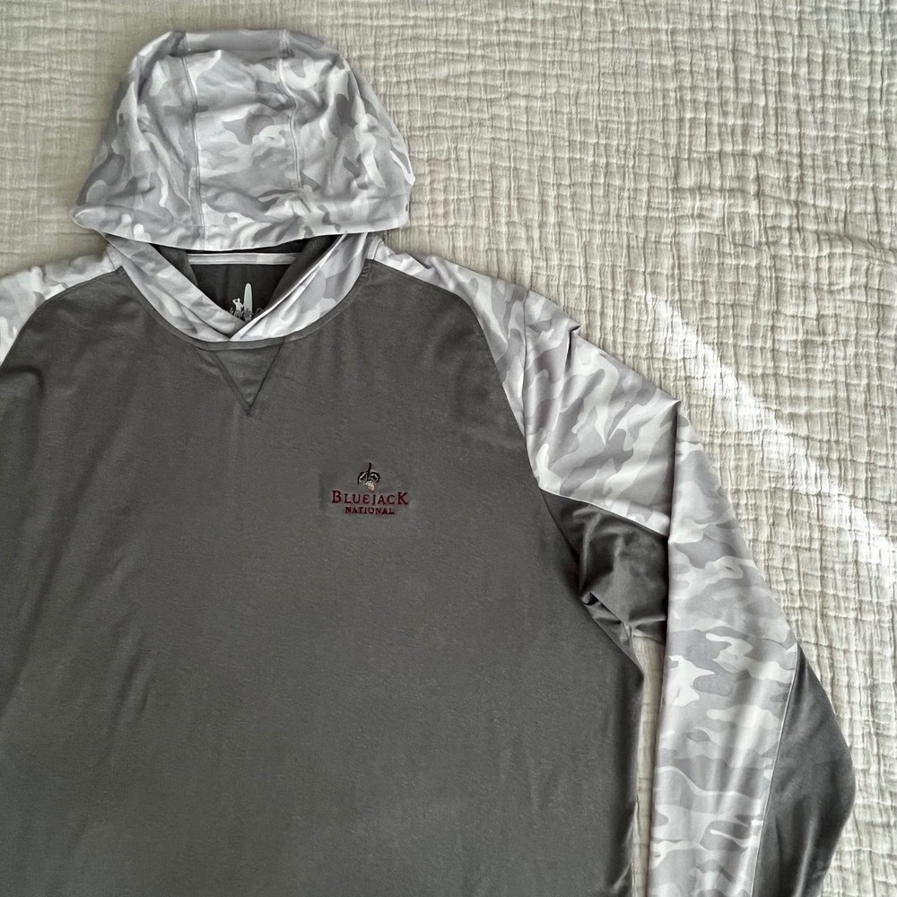 johnnie-O Bluejack National Golf Performance Hoodie XXL - Like New